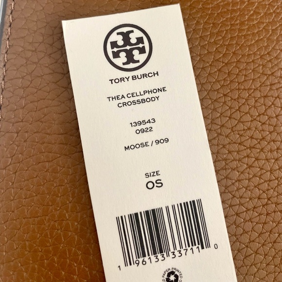 🍀🎀NEW🎀Tory Burch Thea CellPhone crossbody bag/shoulder bag/leather - Picture 10 of 12